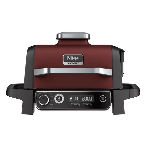 Ninja Ninja Woodfire Electric Grill and Smoker Red OG701RD - main